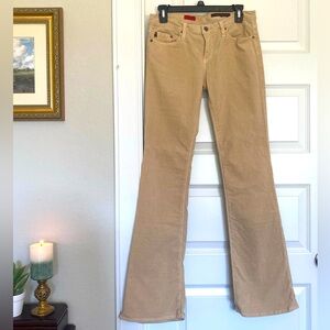Adriano Goldschmied Angel Corduroy Pants Size 28R in Tan RN#104857